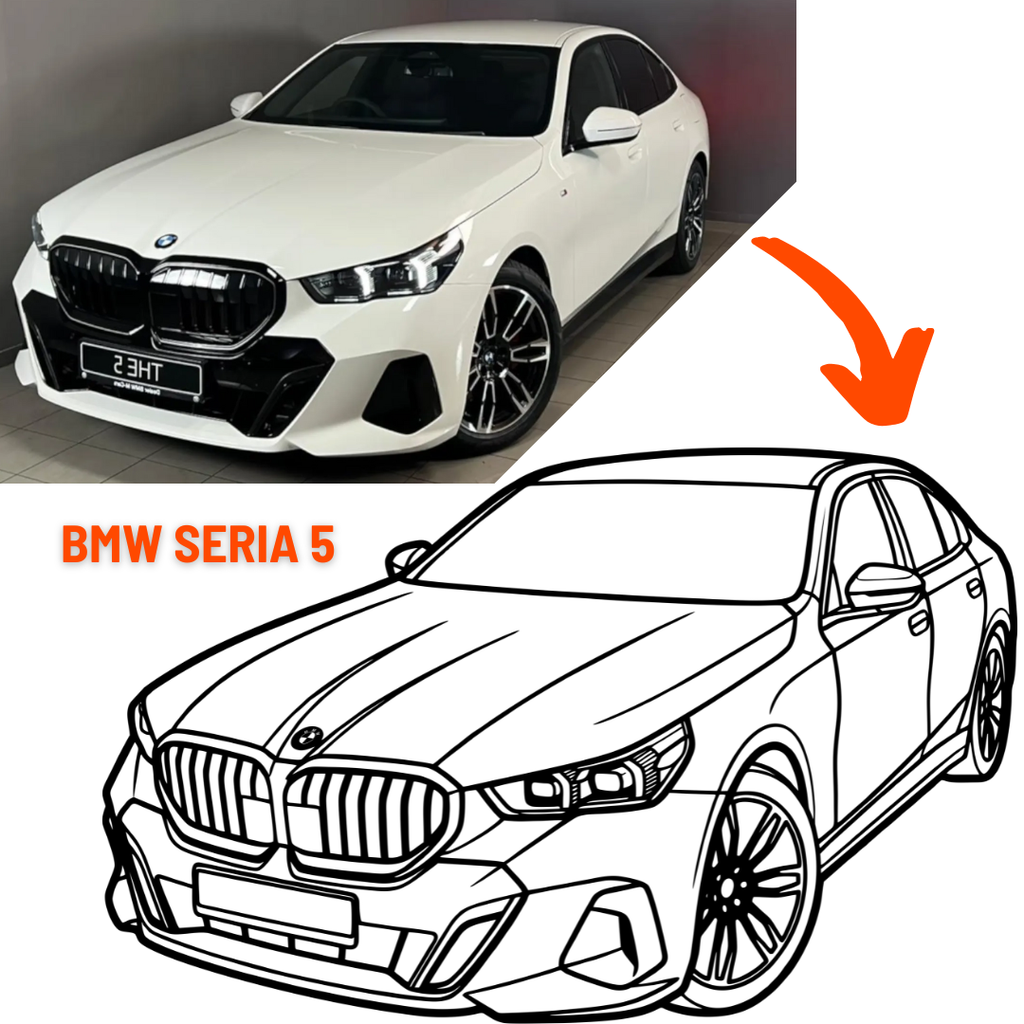 Personalizat - Tablou Metalic cu mașina ta