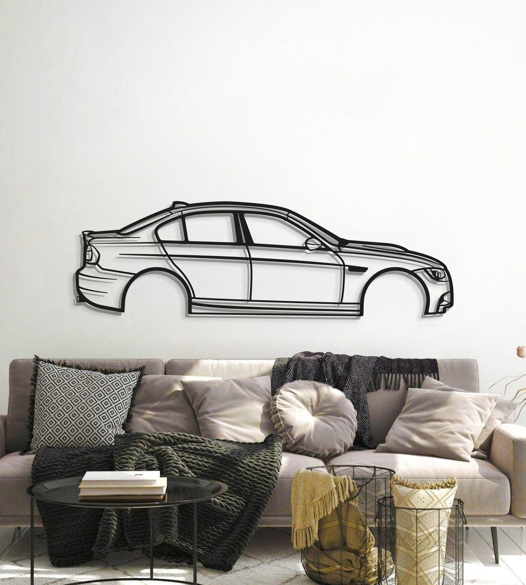 BMW E90 M3 Detailed Metal Wall Art Ready To Hang