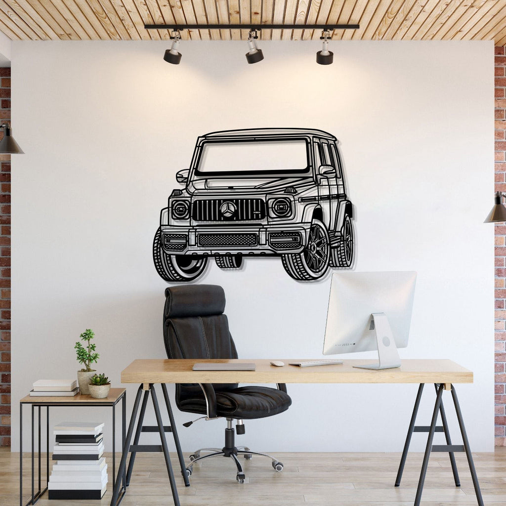 2019 G63 AMG perspective metal wall art laser cut steel silhouette
