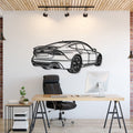 2022 Audi RS7 perspective metal wall art – sleek luxury sedan silhouette décor