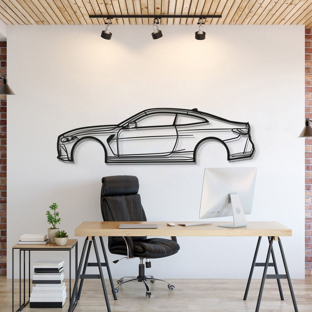2022 BMW G82 M4 Laser‑Cut Metal Wall Art Silhouette Design