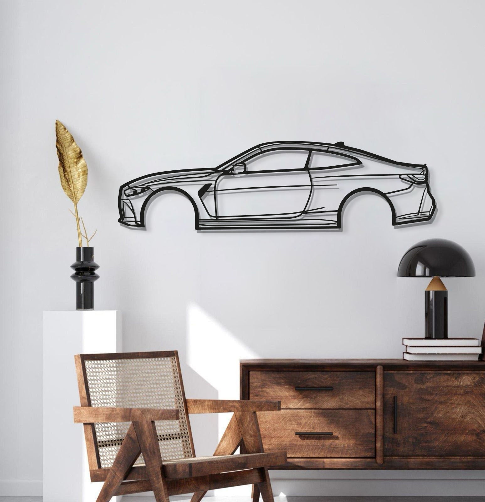 BMW G82 M4 (2022) Performance Coupe Metal Wall Art Piece