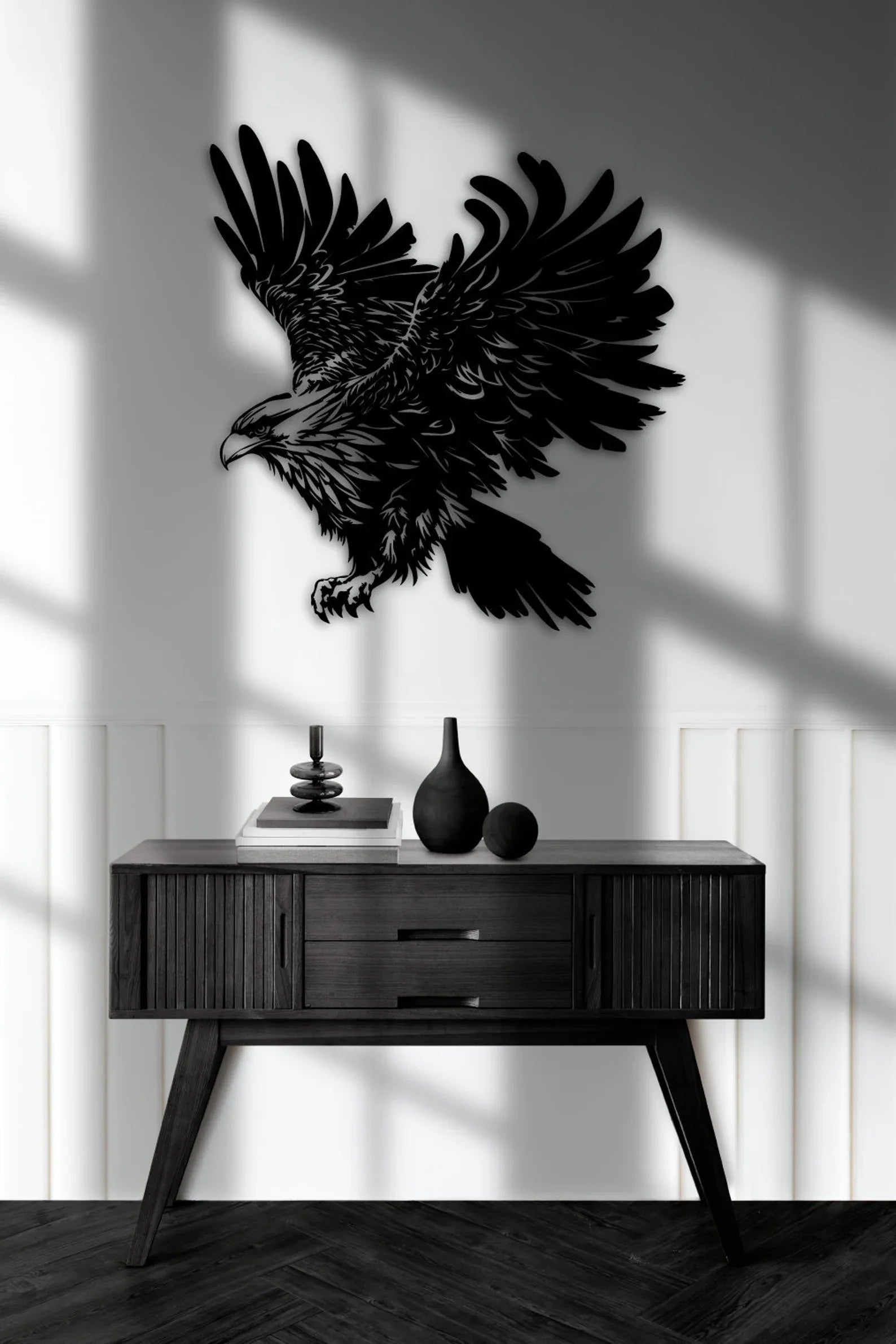 Vultur – Tablou Contur Metalic - FOLDART