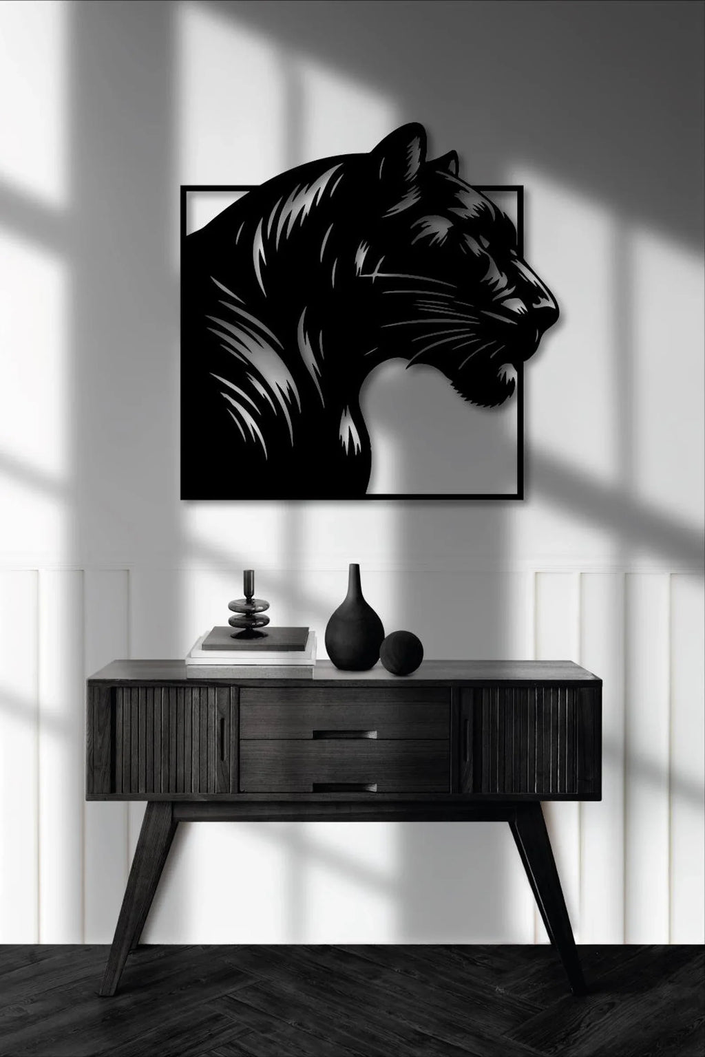 Pantera – Tablou Contur Metalic - FOLDART