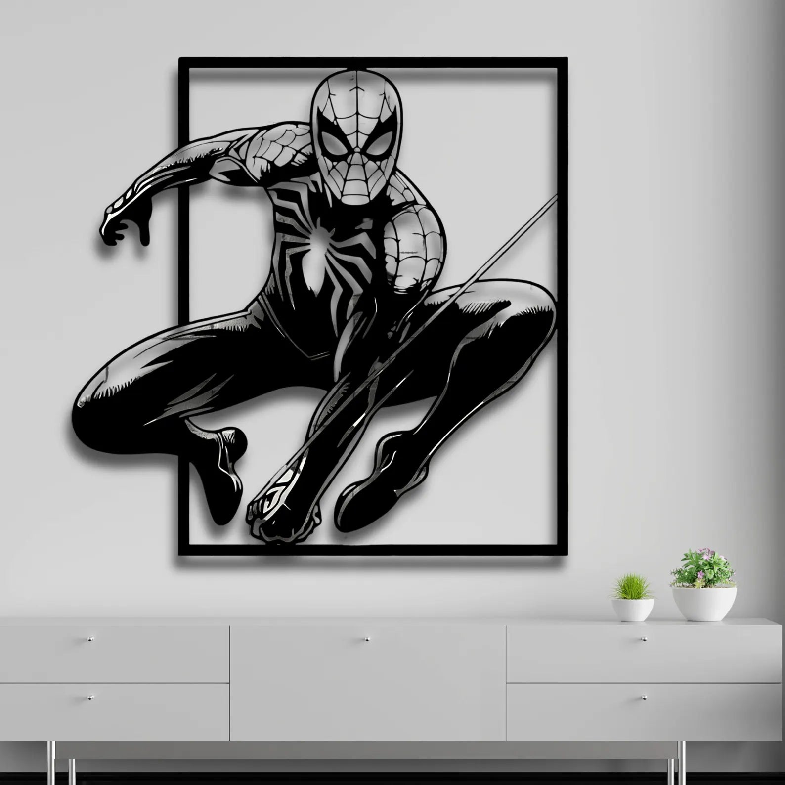 Spiderman – Tablou Contur Metalic - FOLDART