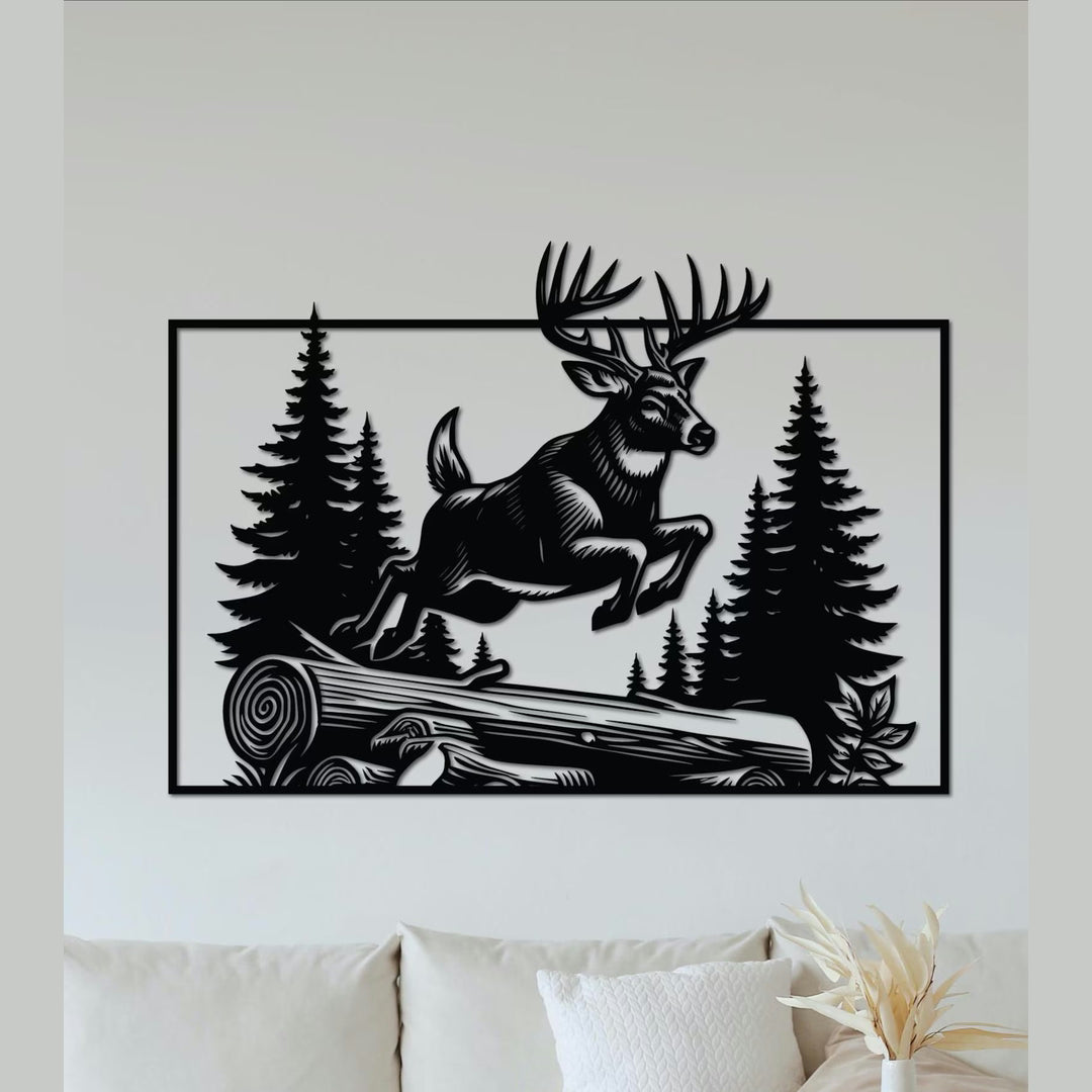 Cerb – Tablou Contur Metalic - FOLDART