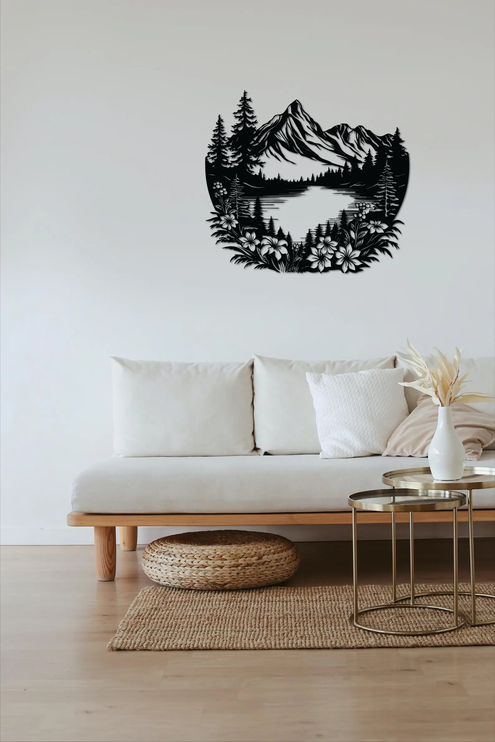 Peisaj Montan – Tablou Contur Metalic - FOLDART