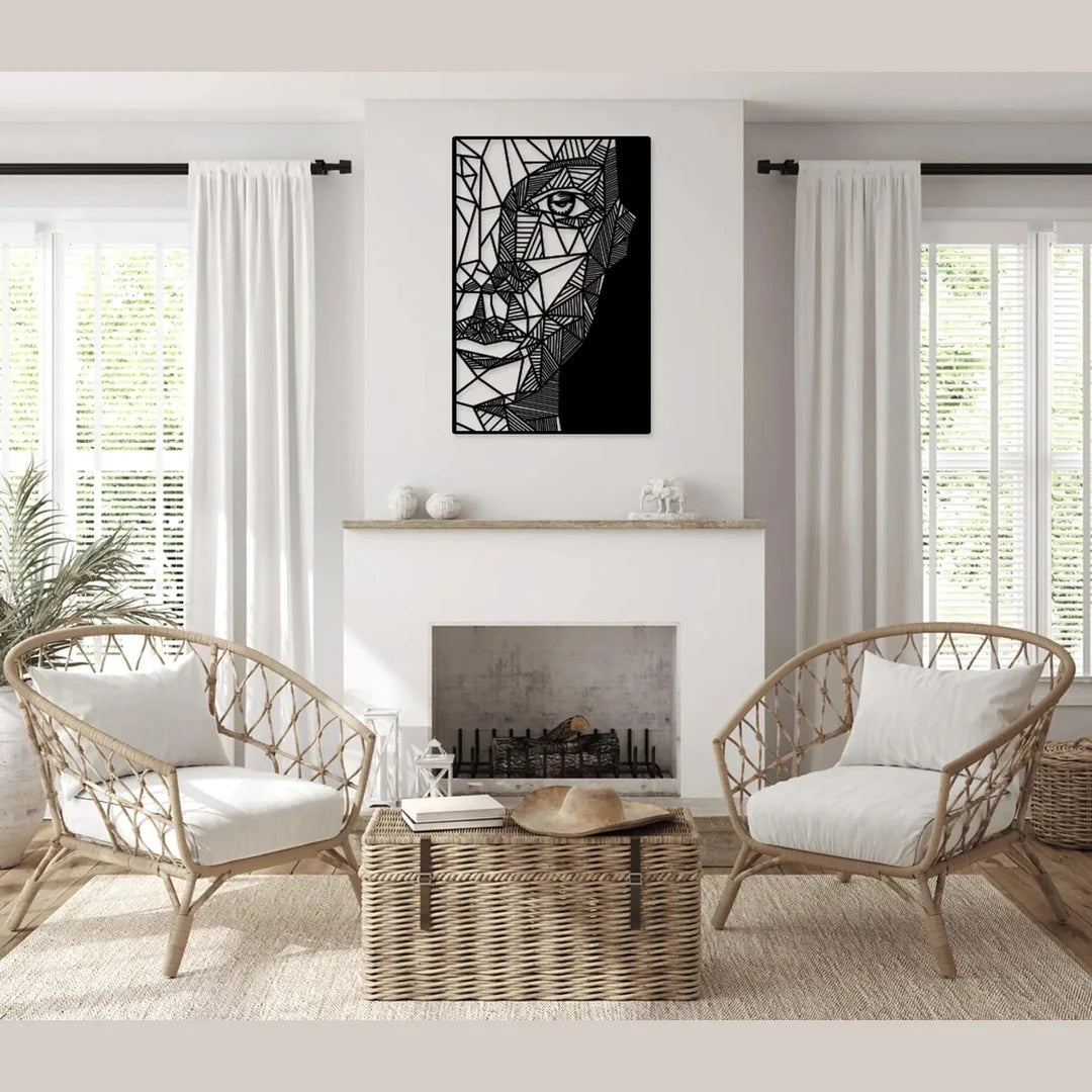 Chip Geometric – Tablou Contur Metalic - FOLDART