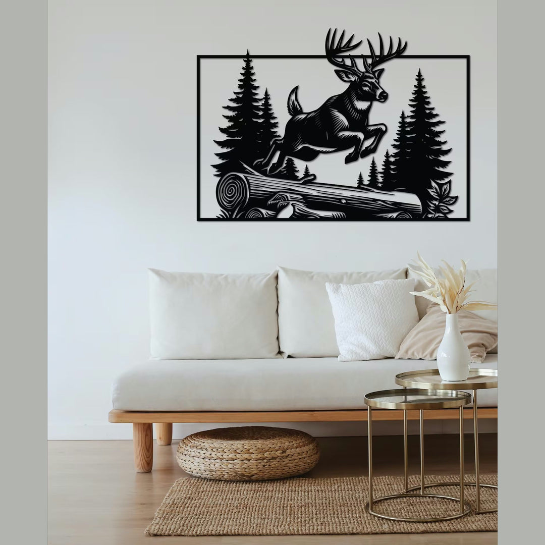 Cerb – Tablou Contur Metalic - FOLDART