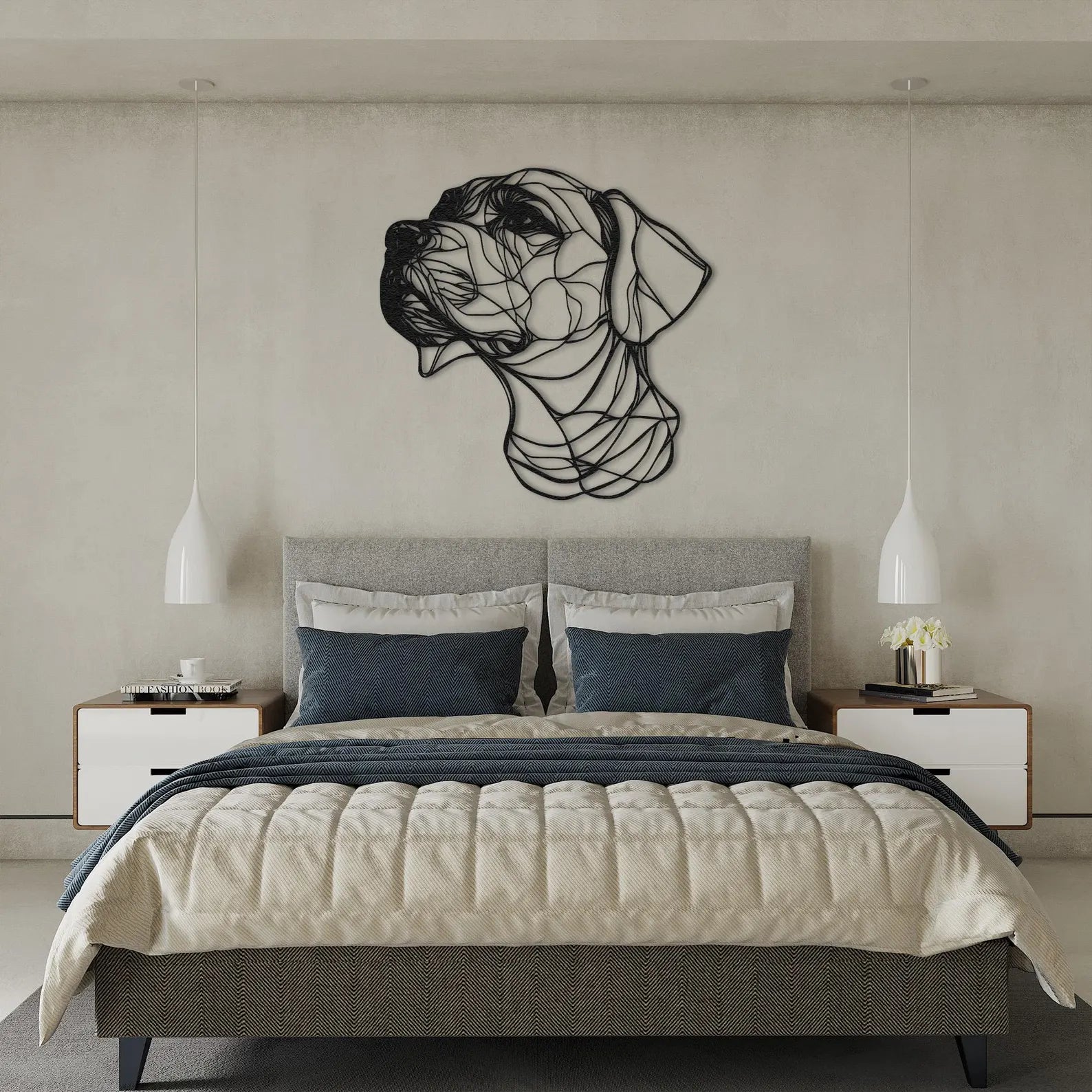 Catel Abstract – Tablou Contur Metalic - FOLDART