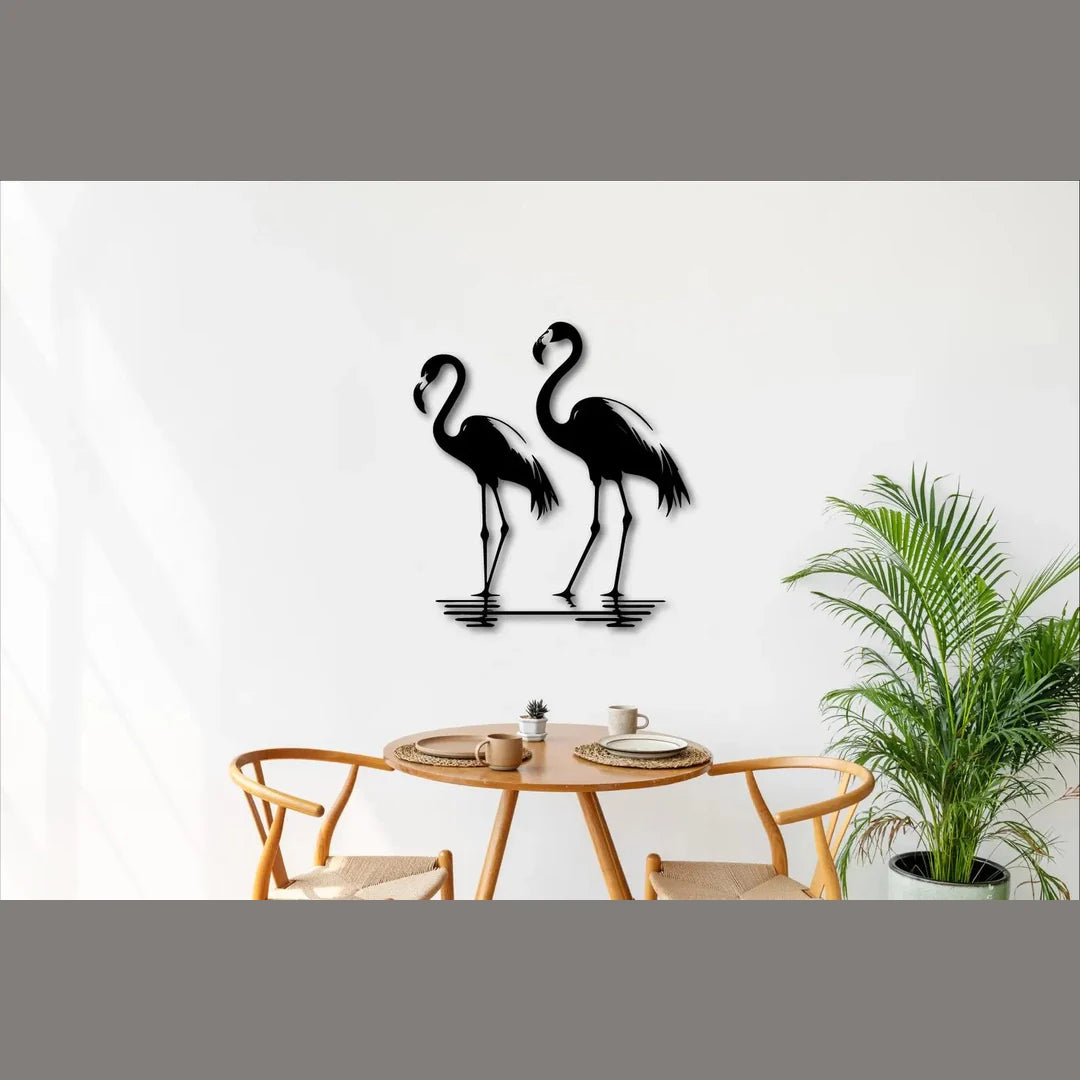Flamingo – Tablou Contur Metalic - FOLDART
